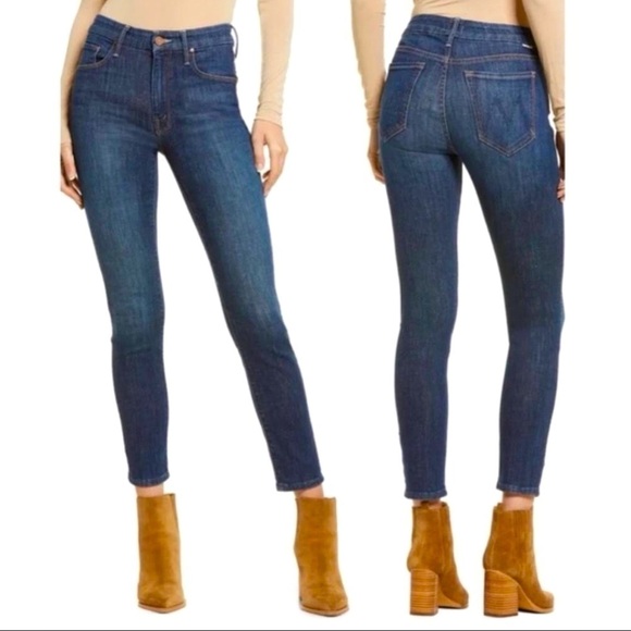 MOTHER The Looker crop in color switch it up dark medium wash size 32 - Picture 1 of 11